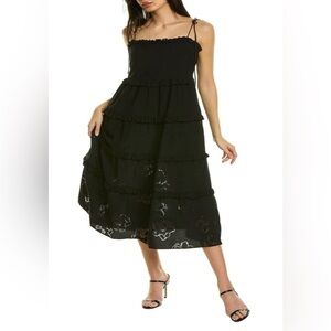 Ted Baker London Hansi Magnolia Black Dress